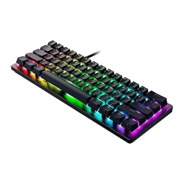 کیبورد گیمینگ ریزر سوئیچ آنالوگ مدل Huntsman V3 Pro Mini