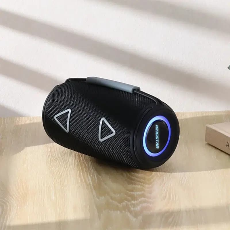 اسپیکر قابل حمل KBS159 با نور RGB | اسپیکر بلوتوثی دو‌تکه با اتصال بی‌سیم و باسیم — تصویر ۲