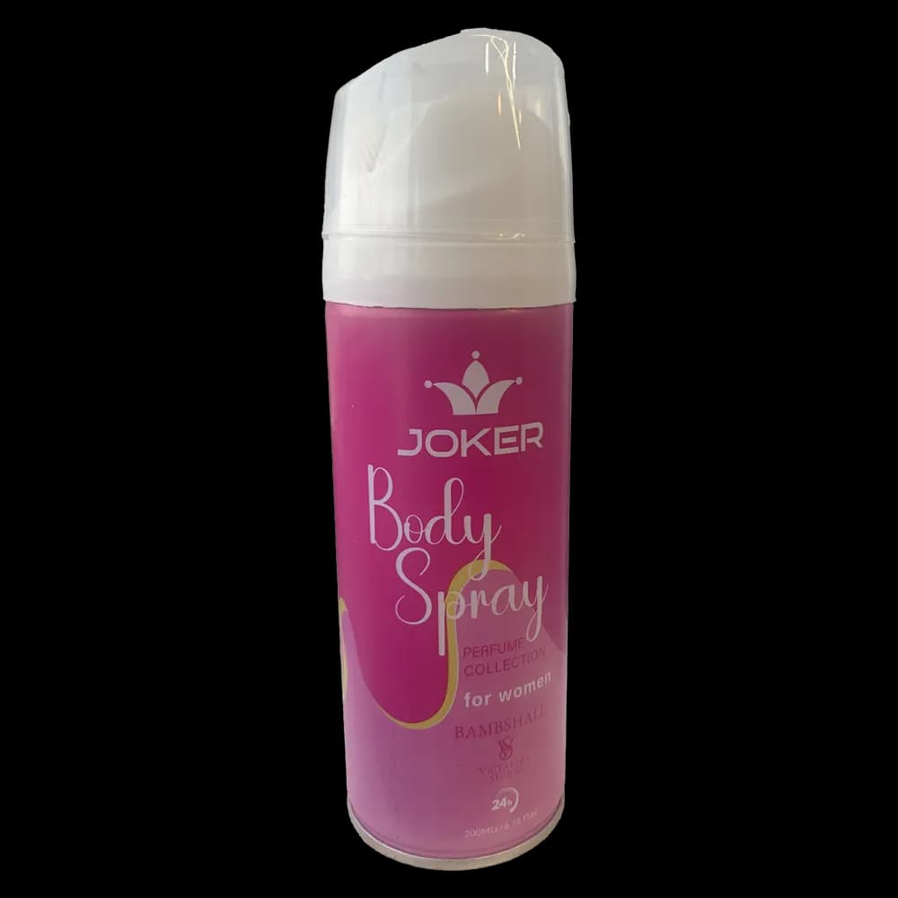 اسپری خوشبوکننده بدن زنانه جوکر (Joker) مدل ویکتوریا سکرت (Victoria’s Secret) | حجم 200 میلی‌لیتر – رایحه گل‌فام و اغواگر