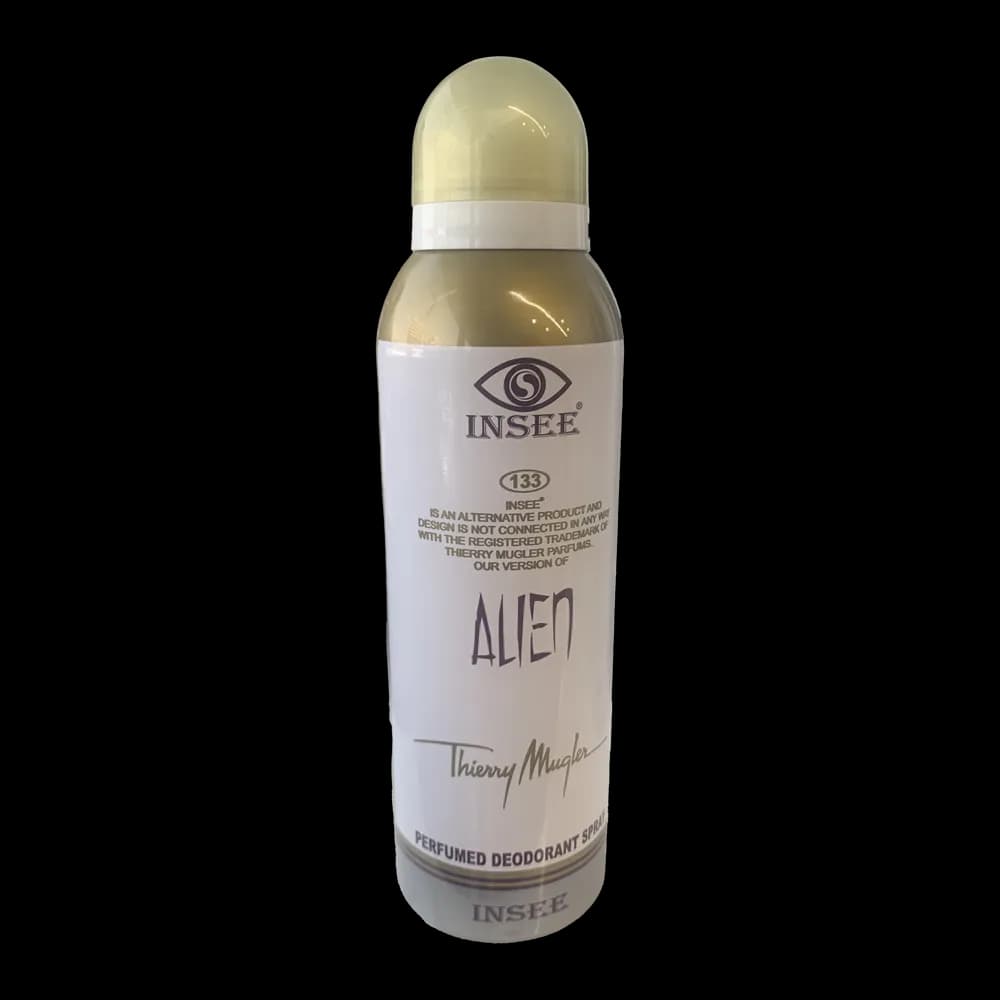 اسپری خوشبوکننده بدن INSEE مدل Alien حجم 200 میلی‌لیتر | رایحه‌ای مرموز و جذاب