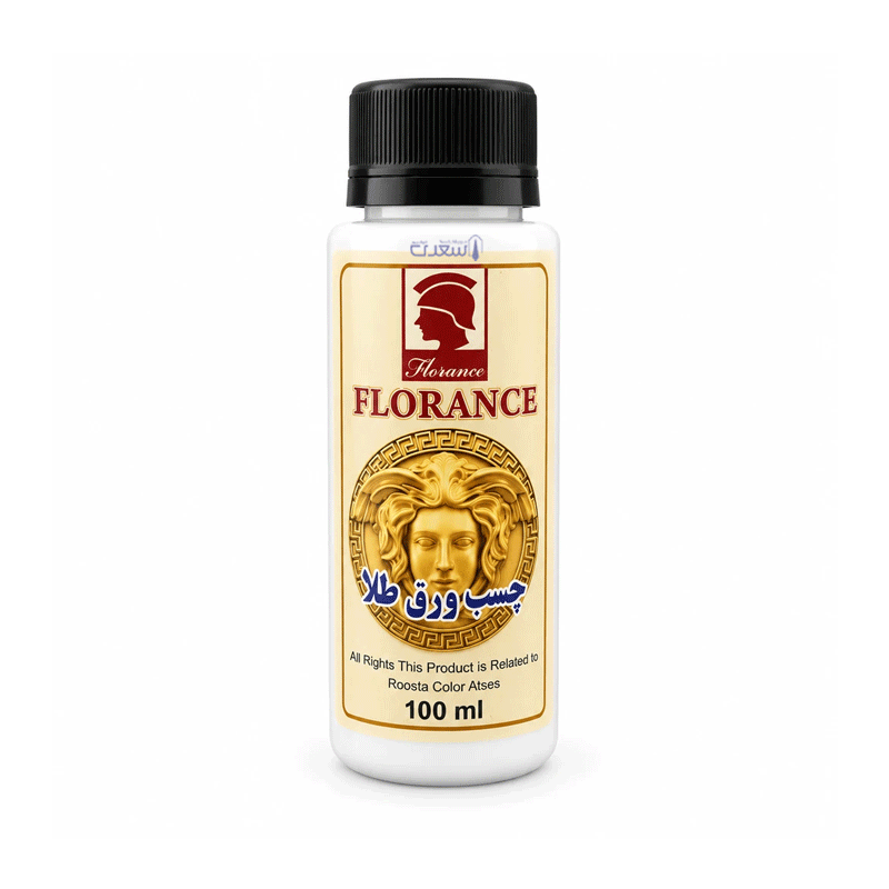 چسب ورق طلا فلورانس FLORANCE حجم 100 میلی‌لیتر — تصویر ۲