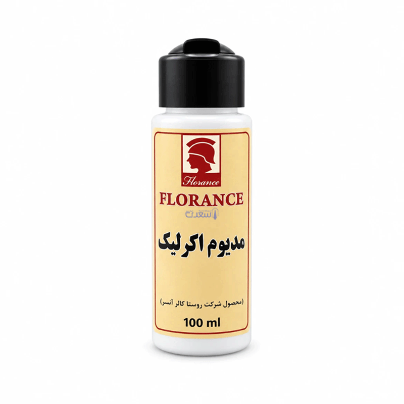 مدیوم اکریلیک فلورانس FLORANCE حجم 100 میلیلیتر — تصویر ۲