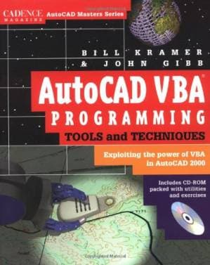 دانلود کتاب AutoCAD VBA Programming Tools and Techniques : Exploiting the Power of VBA in AutoCAD 2000