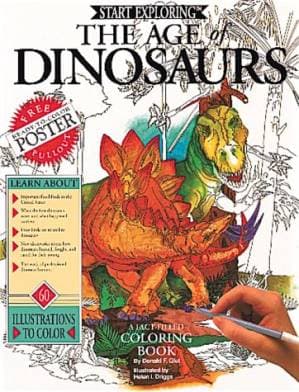 دانلود کتاب Age Of Dinosaurs Coloring Book (Start Exploring)