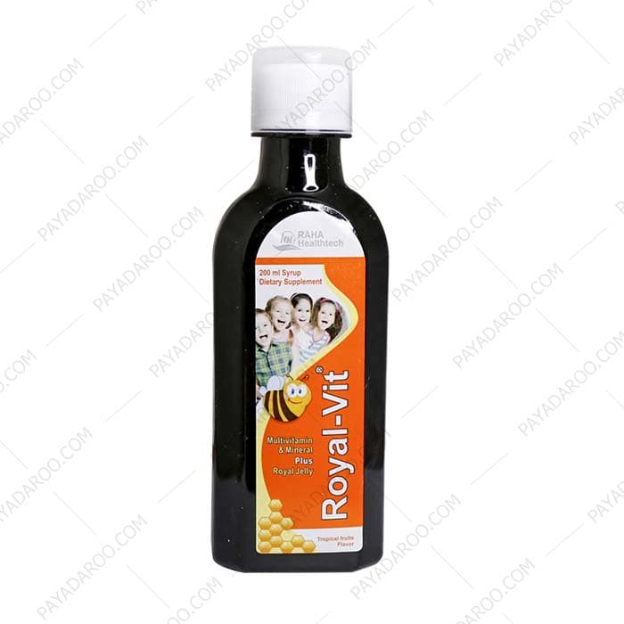شربت مولتی ویتامین مینرال رویال ویت رها حاوی رویال ژلی 200 میلی لیتر — تصویر ۲