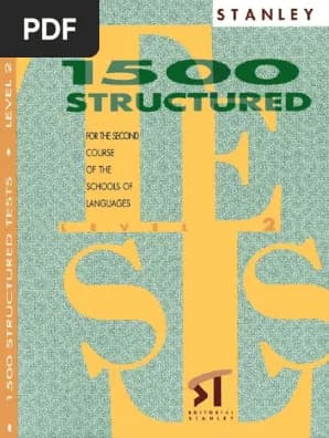 کتاب 1500 Structured Tests in Grammar Level 2 (۱۵۰۰ آزمون ساختاریافته گرامر سطح ۲) نسخه انگلیسی PDF