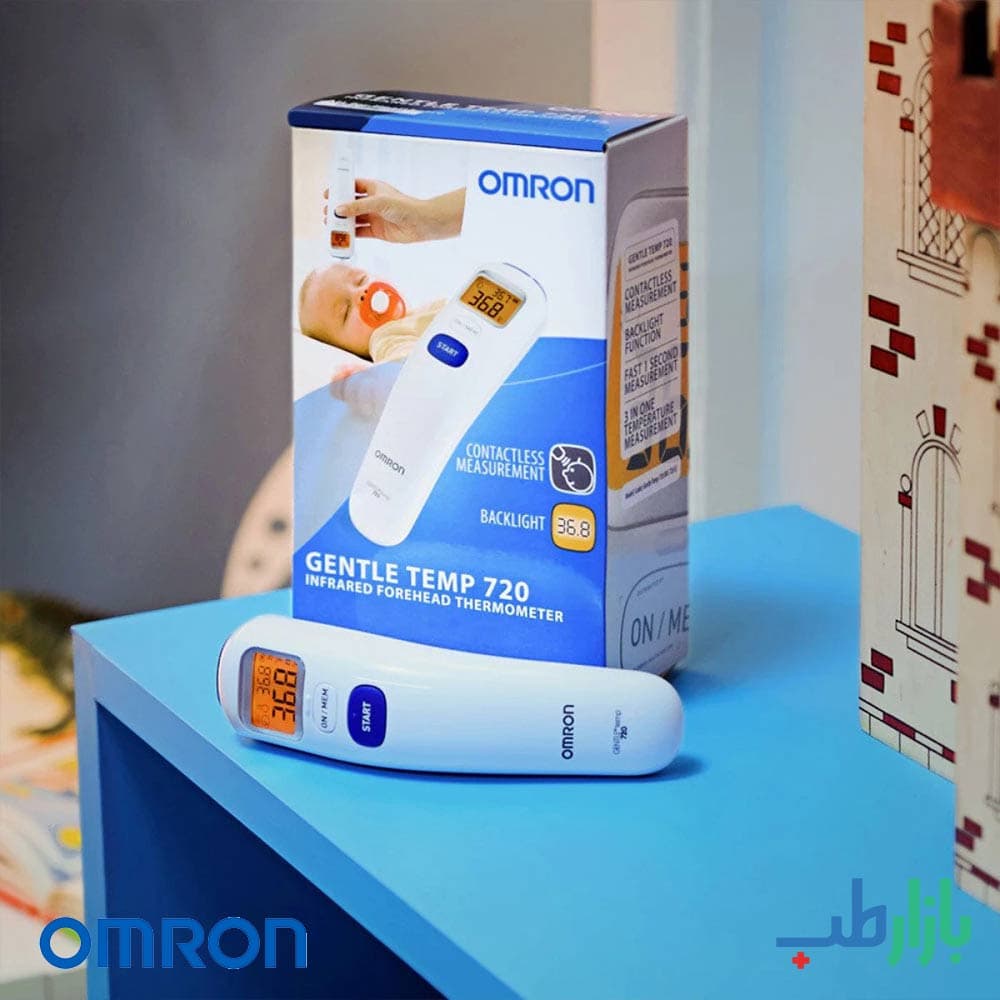 تب سنج دیجیتال غیرتماسی امرن Omron Gentle Temp 720 — تصویر ۵