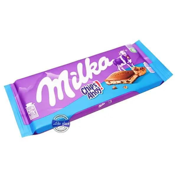 تابلت شکلات میلکا چیپس اهوی با مغز کوکی — تصویر ۲