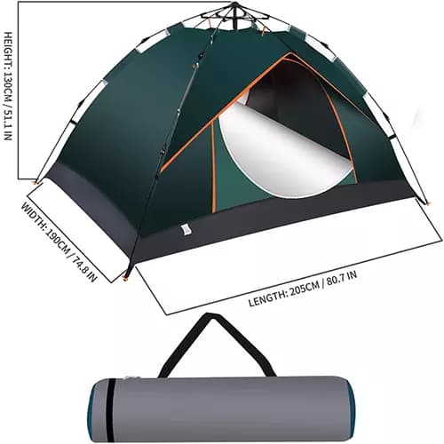 چادر مسافرتی اتوماتیک 4 نفره tent 4 — تصویر ۵