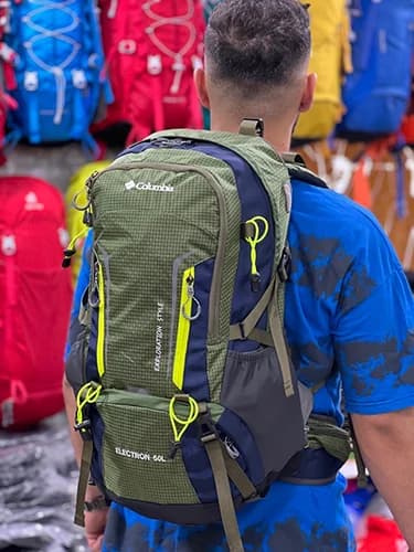 کوله پشتی کوهنوردی 50 لیتری کلمبیا مدل الکترون ا Columbia 50 liter backpack — تصویر ۵