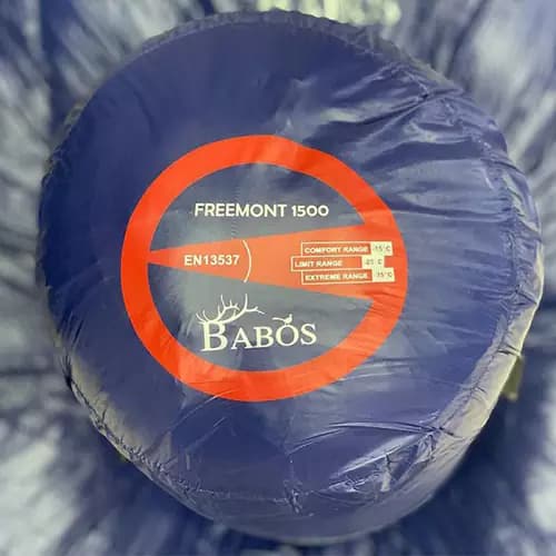 کیسه خواب 2 کیلوگرمی پر خالص بابوس مدل freemont 1500 — تصویر ۵