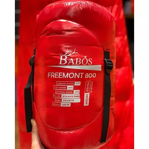 کیسه خواب 1300گرم پر خالص بابوس مدل Freemont 800( ارسال رایگان) — تصویر ۵