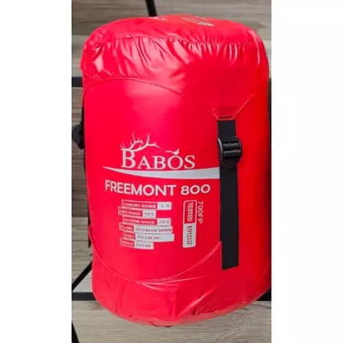 کیسه خواب 1300گرم پر خالص بابوس مدل Freemont 800( ارسال رایگان)
