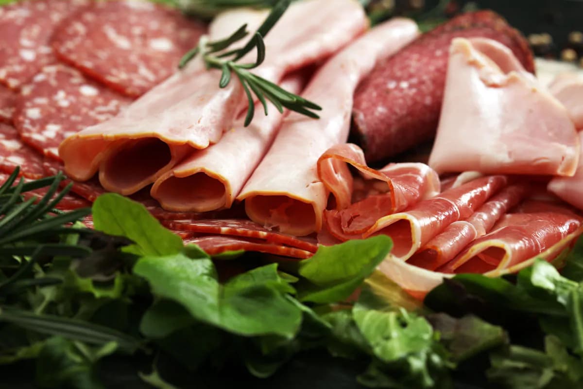 عکس استوک ژامبون گوشت و مرغ