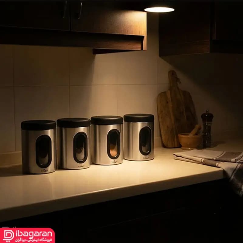 ست بانکه 4 عددی استیل یونیک 1 کیلویی مدل UN-5970 — تصویر ۶