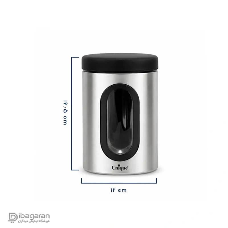 ست بانکه 4 عددی استیل یونیک 1 کیلویی مدل UN-5970 — تصویر ۲