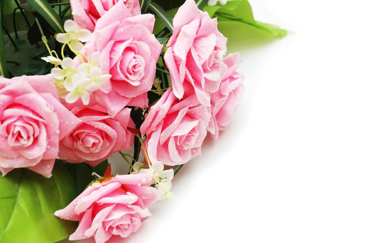 عکس استوک دسته گل عروسی