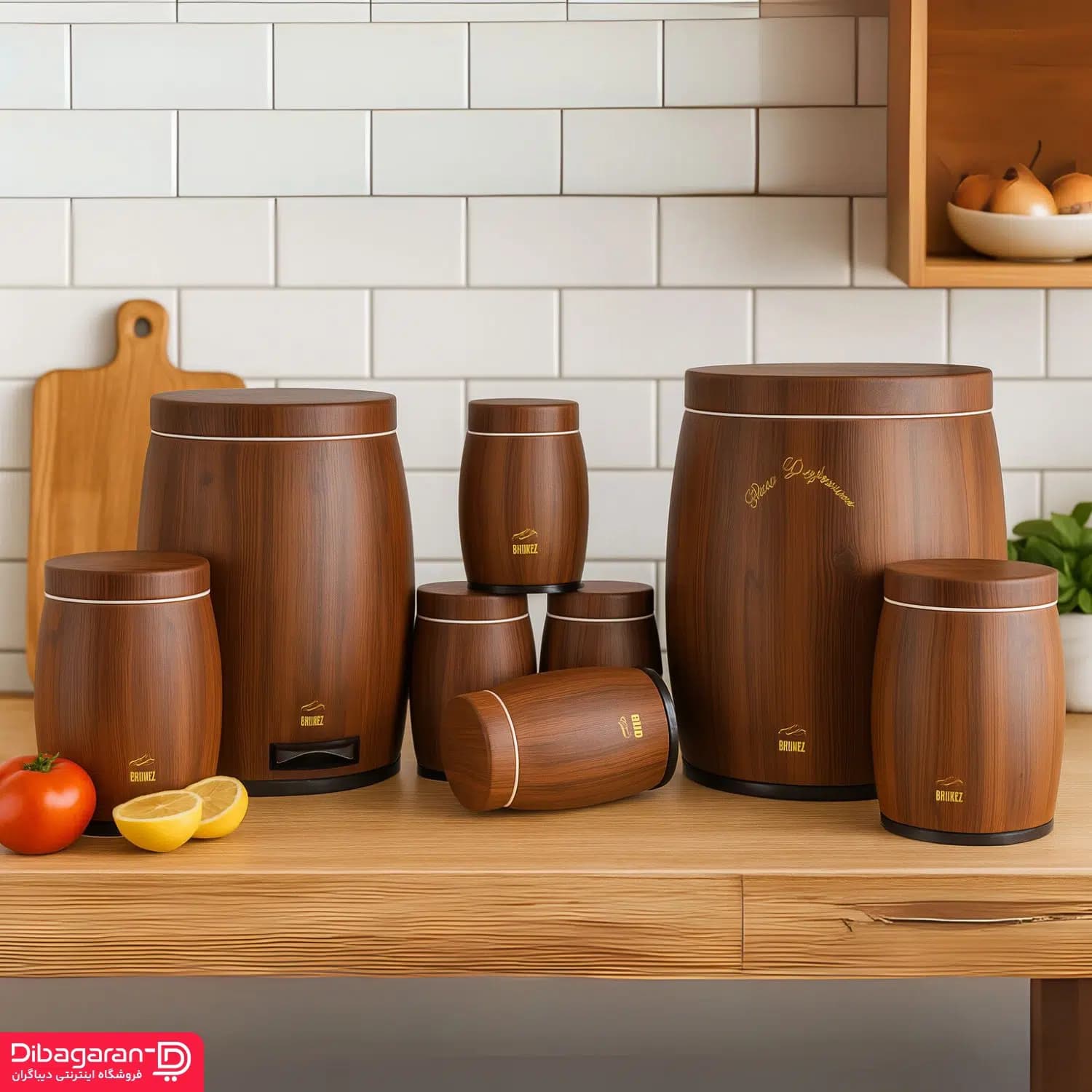 سرویس آشپزخانه 8 پارچه خمره ای بهاز کالا کد dk07210 — تصویر ۲