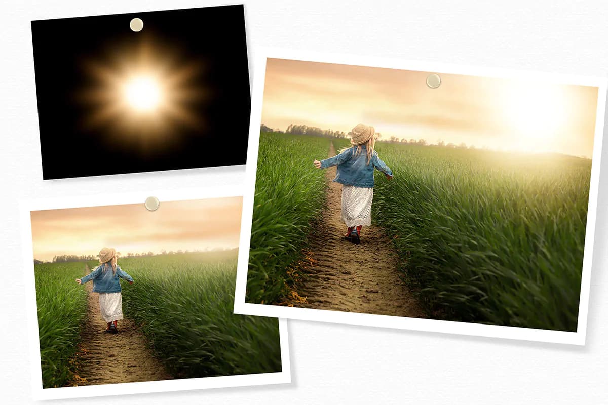 جلوه عکس نور خورشید برای فتوشاپ — تصویر ۳