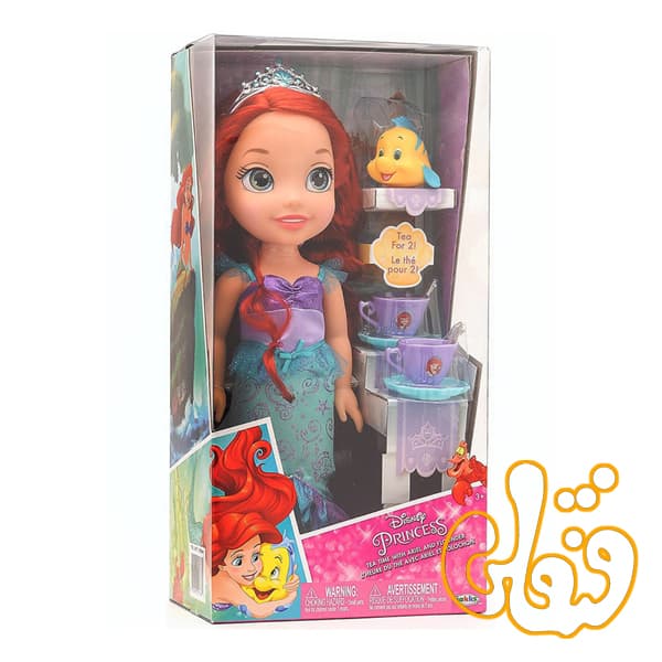 عروسک پری دریایی با فلاندر و 2ست فنجان Tea Time With Ariel & Flounder 952958 — تصویر ۲