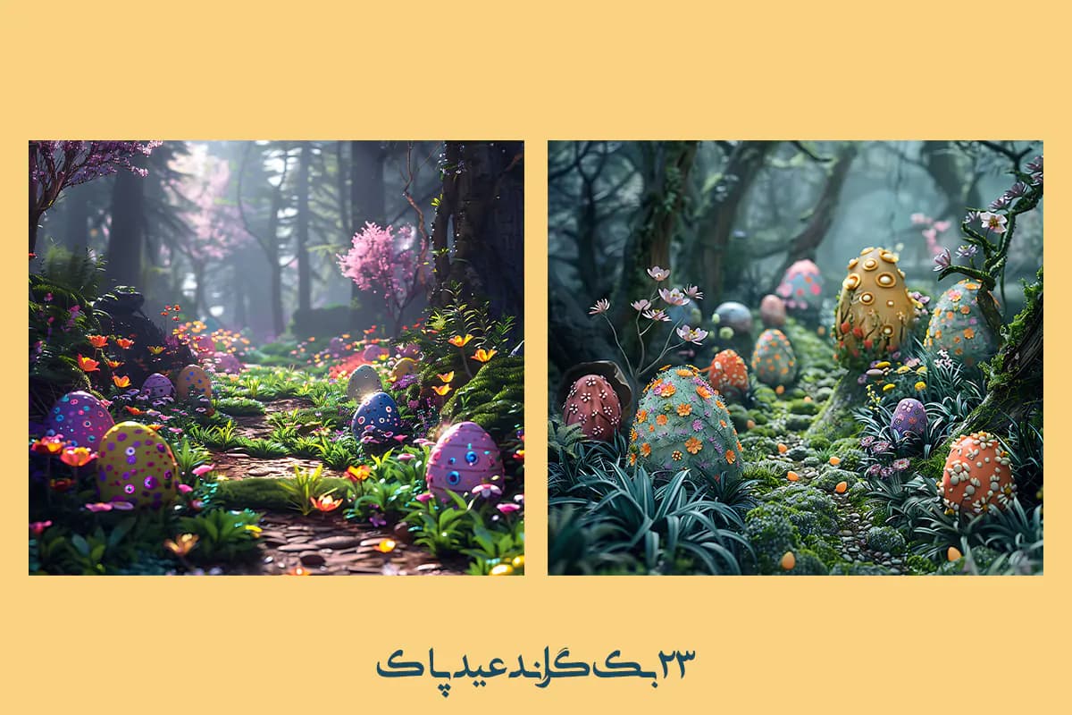 23 بک گراند عید پاک — تصویر ۶