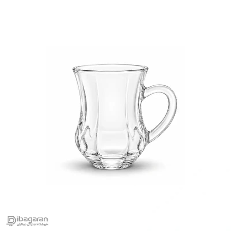 استکان کمر باریک 6 عددی پاشاباغچه مدل دیم 55373 — تصویر ۵