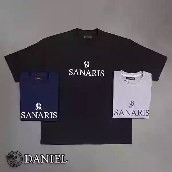 تیشرت یقه گرد نخی طرح SANARIS — تصویر ۲