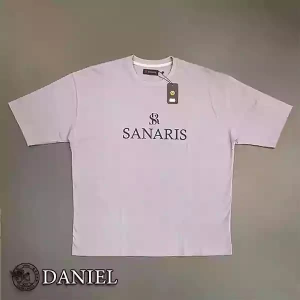 تیشرت یقه گرد نخی طرح SANARIS — تصویر ۵