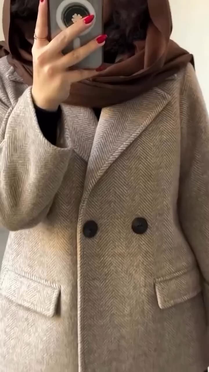 پالتو زنانه مدل شرلین — تصویر ۴