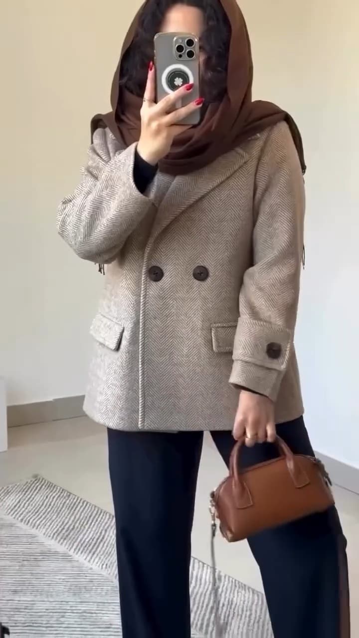 پالتو زنانه مدل شرلین — تصویر ۲