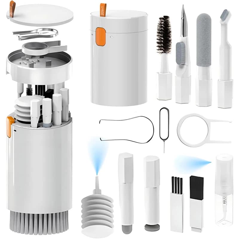 کیت تمیز کننده 20 کاره گرین لاین (Green Lion 20 in 1 Cleaning Kit GN20IN1CKITWH) — تصویر ۸