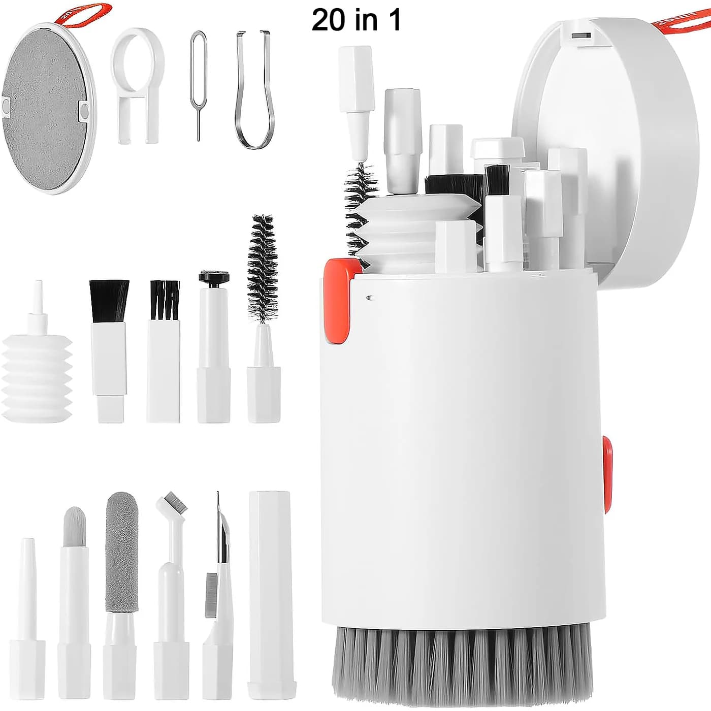 کیت تمیز کننده 20 کاره گرین لاین (Green Lion 20 in 1 Cleaning Kit GN20IN1CKITWH) — تصویر ۳