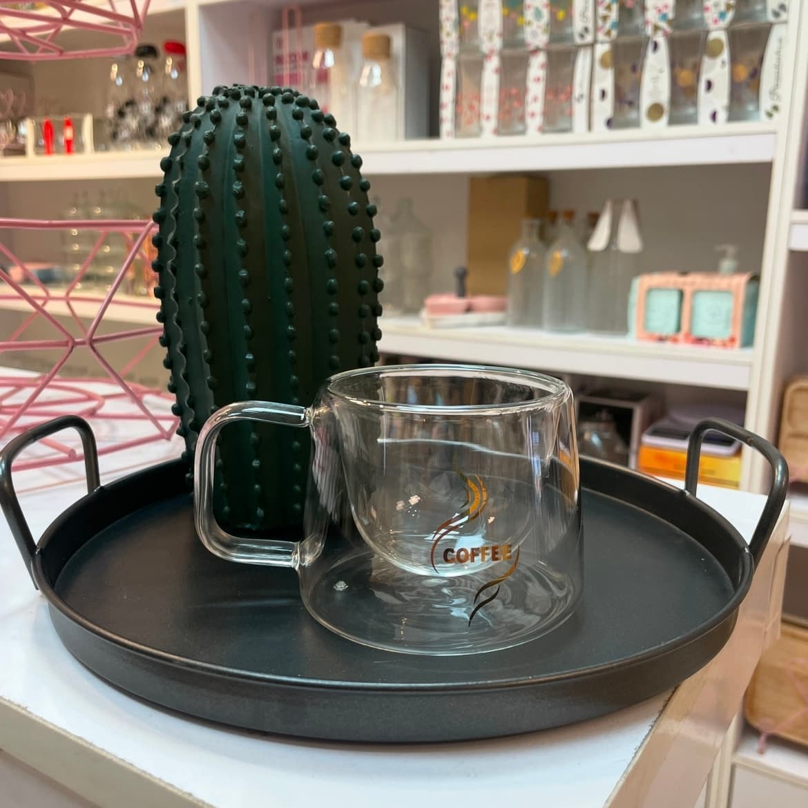 ماگ دو جداره کافی COFFEE — تصویر ۳