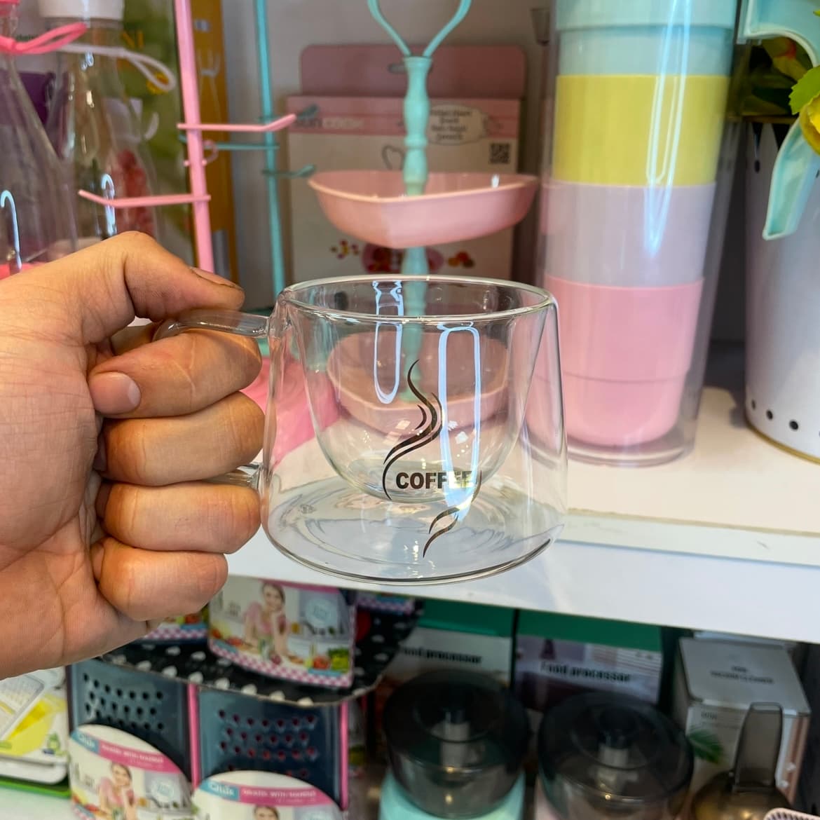 ماگ دو جداره کافی COFFEE — تصویر ۷