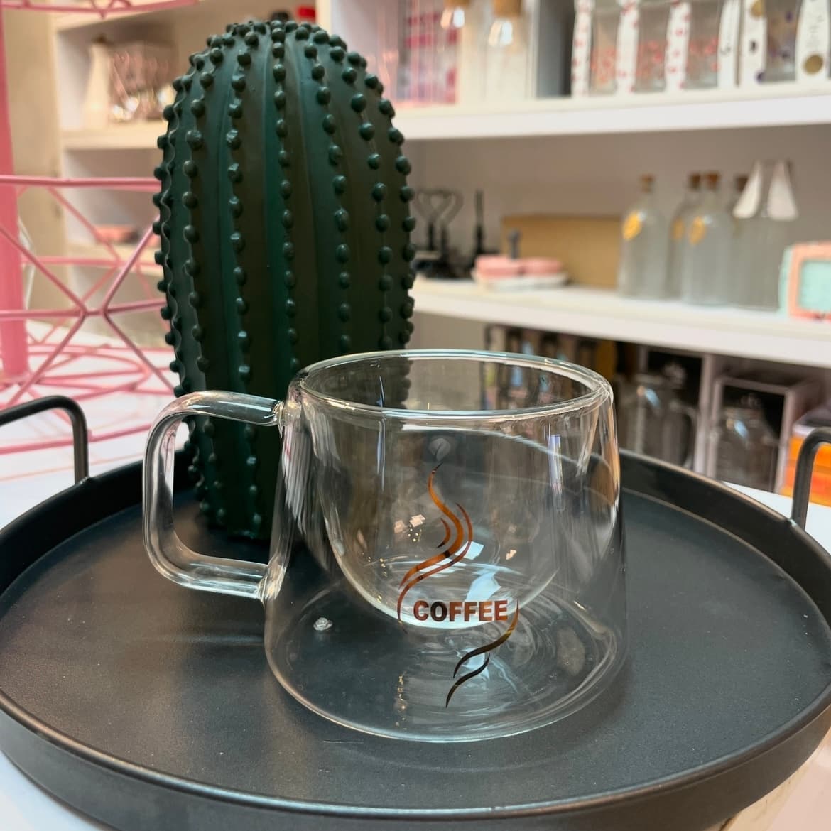 ماگ دو جداره کافی COFFEE — تصویر ۵