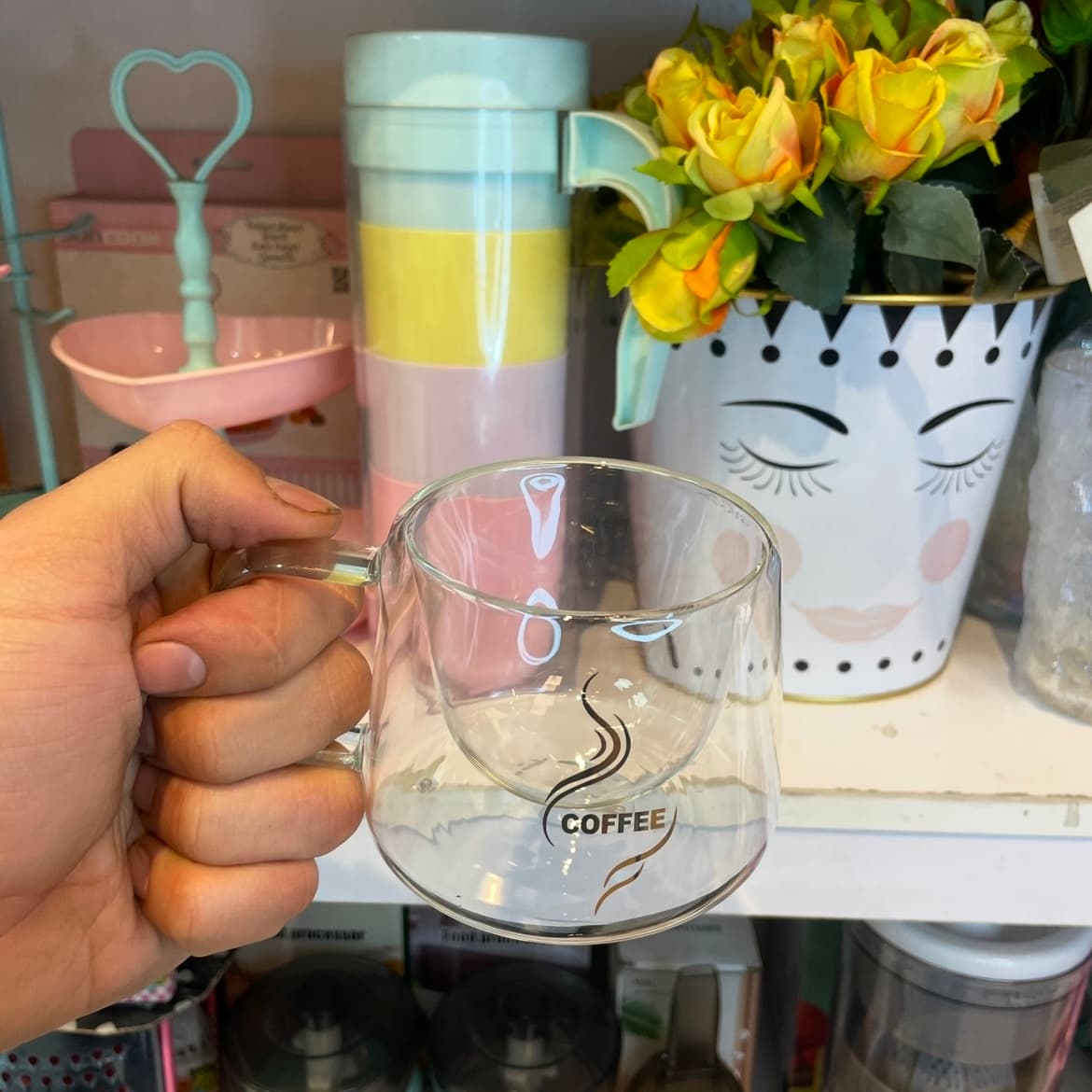 ماگ دو جداره کافی COFFEE — تصویر ۸