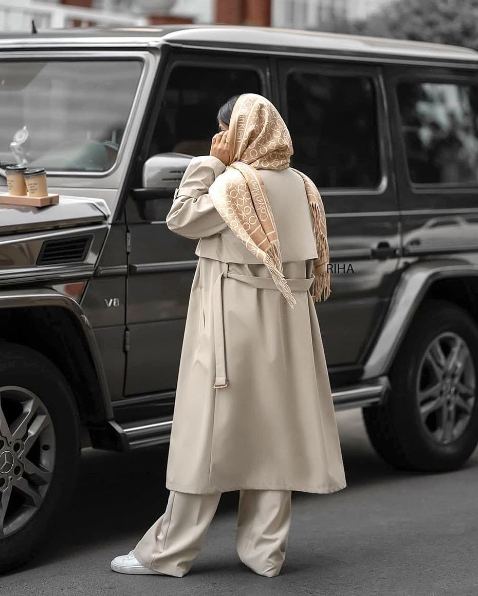 بارانی زنانه مدل یارگل — تصویر ۶