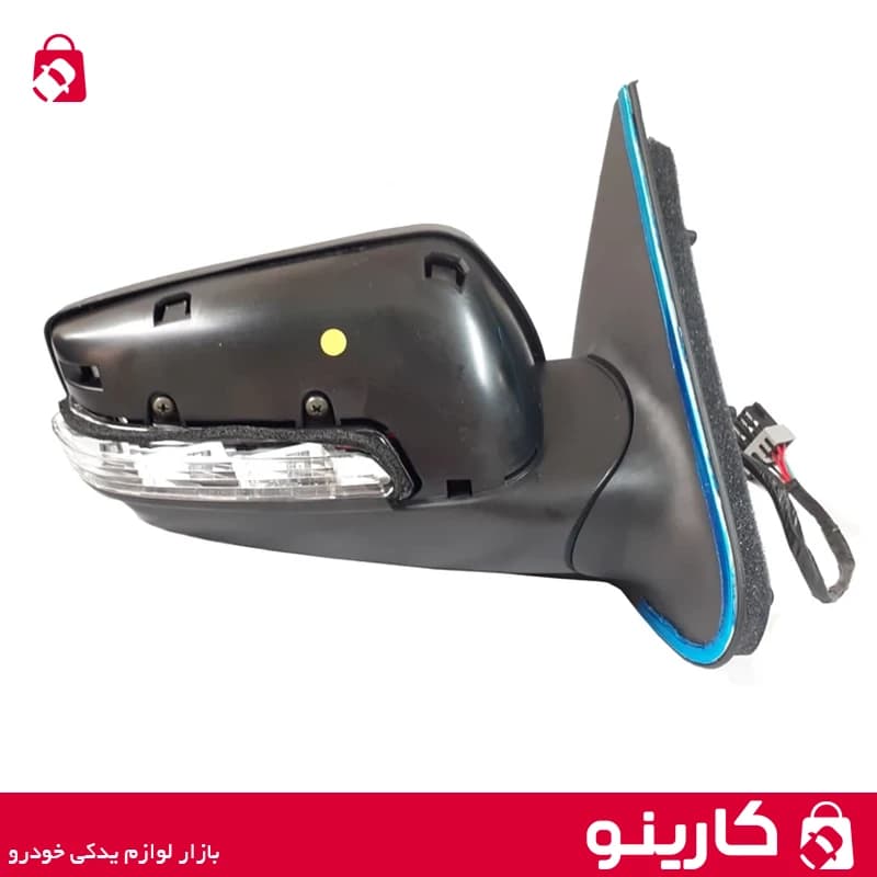 آینه بغل برقی راست پژو پارس کروز طرح جدید تاشو برقی لنز دار — تصویر ۲