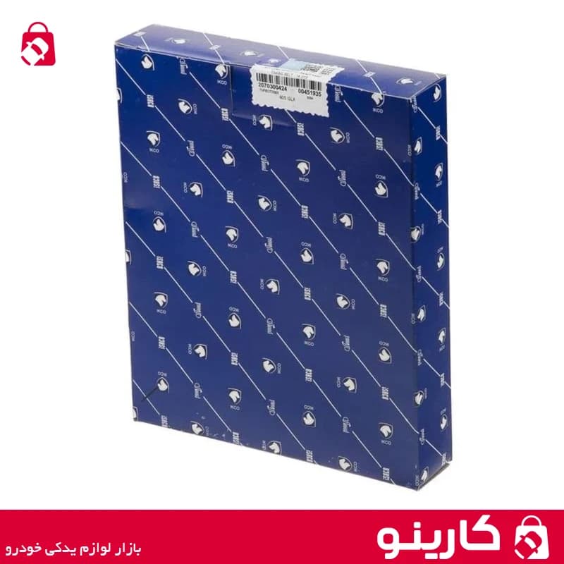 تسمه تایمینگ سمند سورن پژو پارس موتور XU7P ایساکو 2070304406 114 دندانه — تصویر ۲