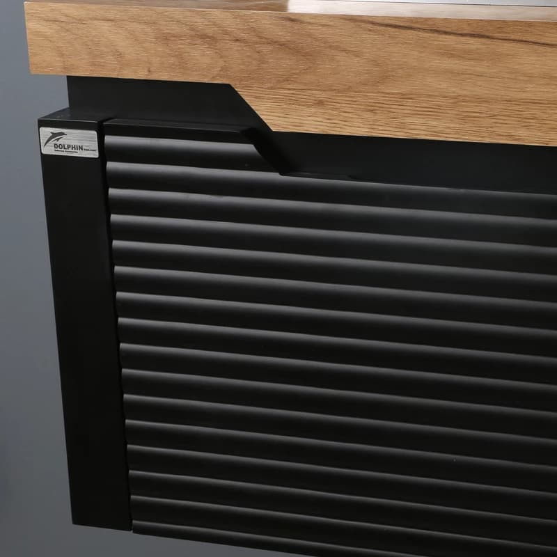 ست کابینت و روشویی دلفین مدل R19-bl به همراه آینه و باکس — تصویر ۸