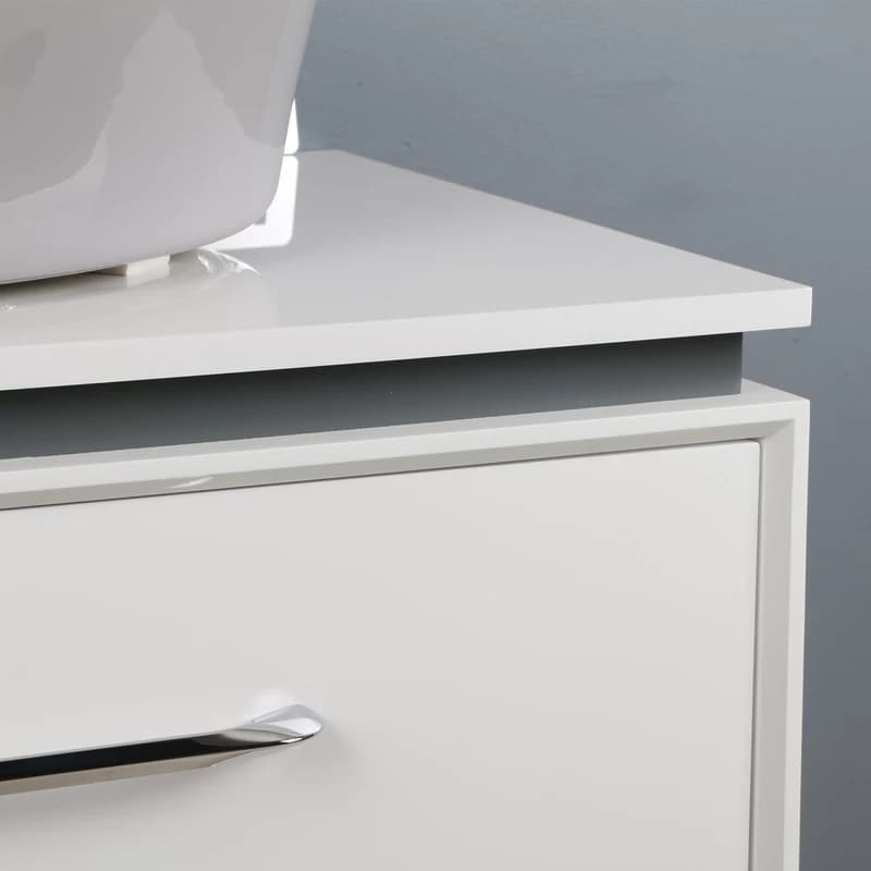 ست کابینت و روشویی دلفین مدل 9102-W به همراه آینه — تصویر ۳