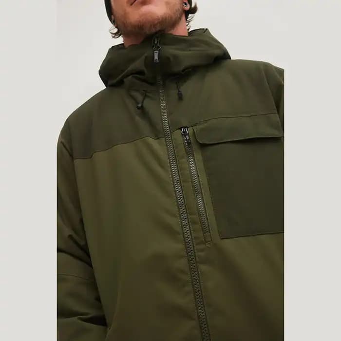 کاپشن اسکی مردانه O’NEILL UTILITY HYBRID GREEN — تصویر ۴