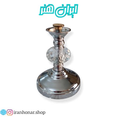 پایه ظروف مدل سیلوری نقره ای