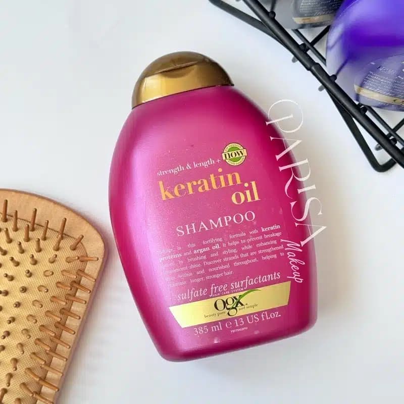 شامپو ogx مدل keratin oil