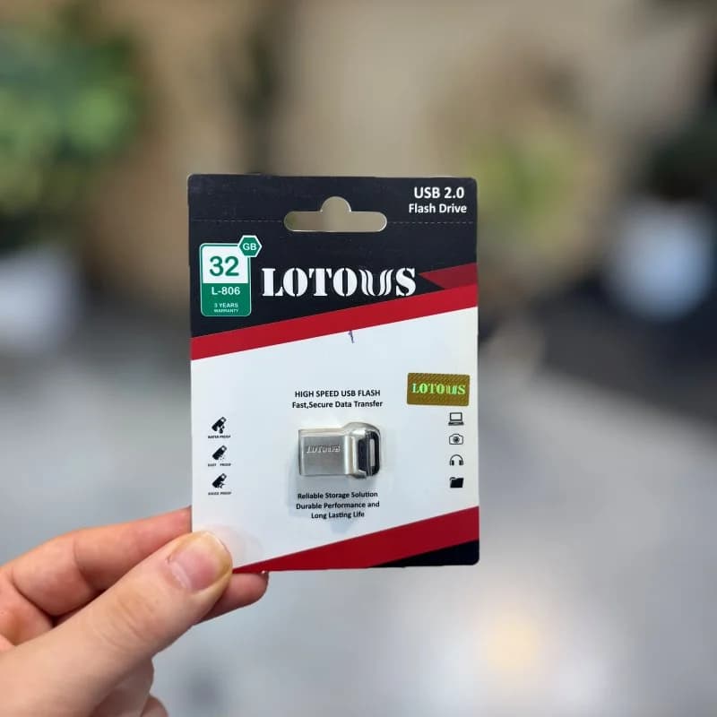 فلش مموری USB 2.0 لوتوس مدل L806 ظرفیت 32 گیگابایت — تصویر ۴