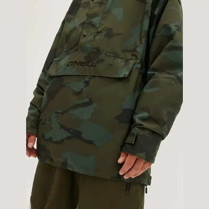 کاپشن اسکی مردانه O’NEILL ANORAK GREEN AMO CAMP — تصویر ۵