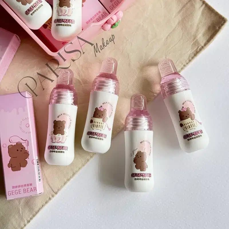 رژلب مایع مخملی مات Gege Bear مدل Milk Velvet Lip Glaze