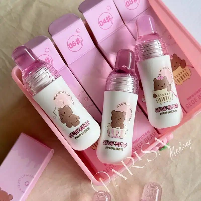 رژلب مایع مخملی مات Gege Bear مدل Milk Velvet Lip Glaze — تصویر ۴