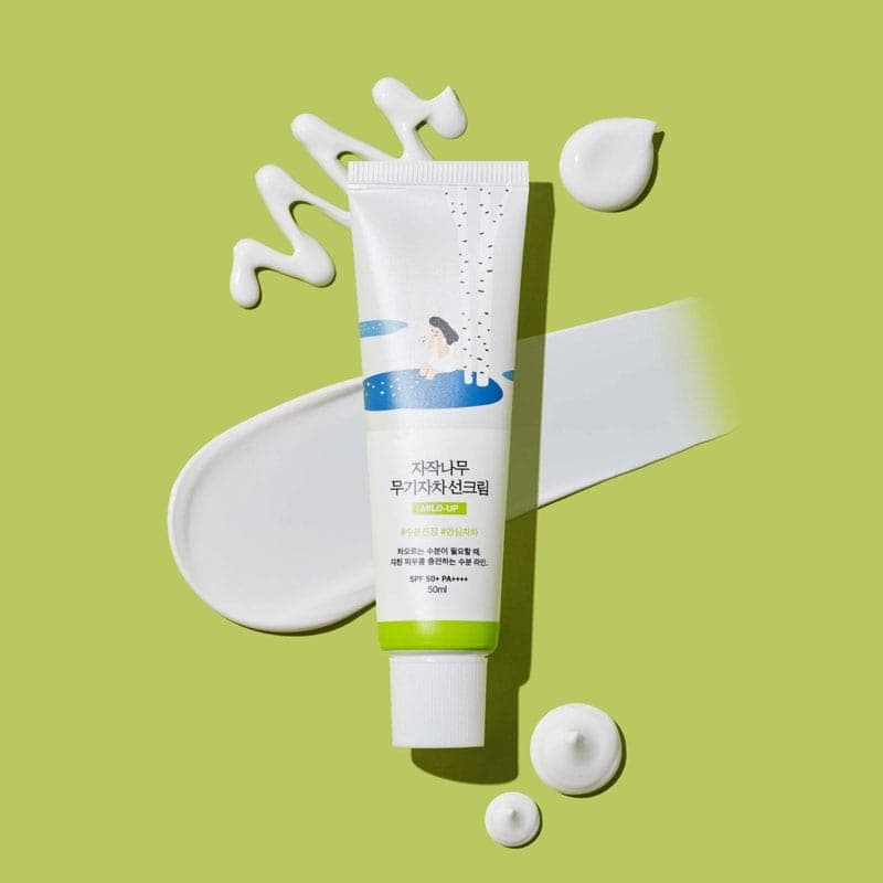 ضدآفتاب تسکین دهنده راند لب Round Lab مدل Brich Juice MILD UP SPF 50(50 میل) — تصویر ۲
