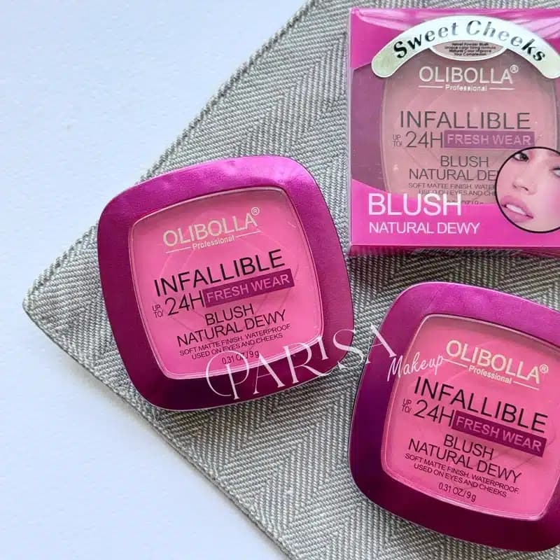 رژگونه پودری OLIBOLLA مدل Infallible 24H — تصویر ۴
